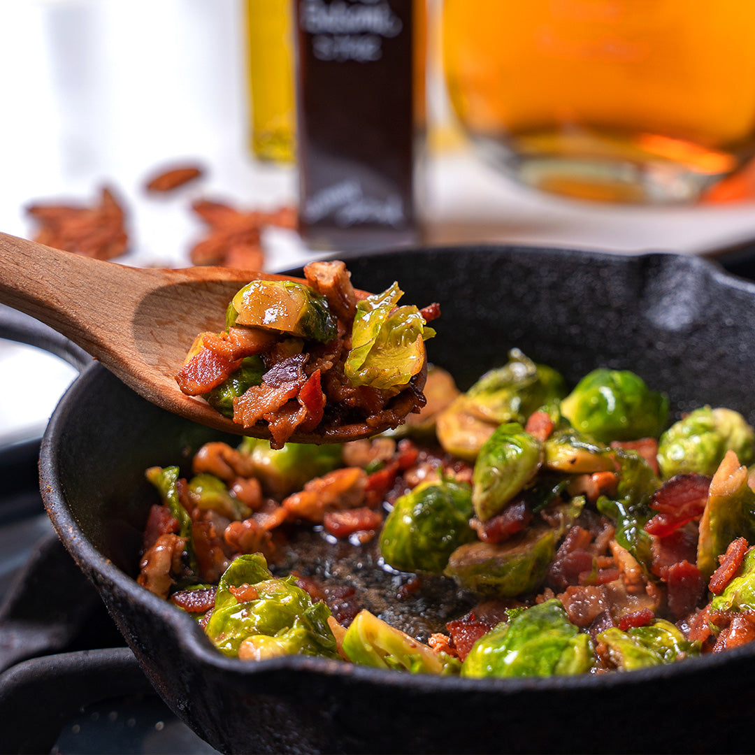 Brussel Sprouts in Maple Bourbon Sauce – vomFASS Ghirardelli Square
