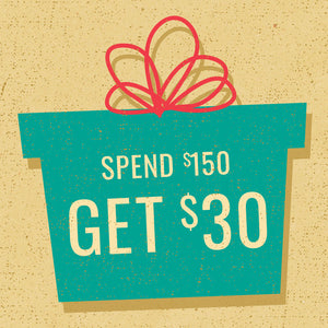 Gift Card Sale! Spend $150, Get $30