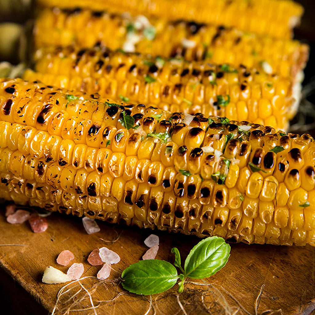Garlic Balsamic Corn with Parmesan