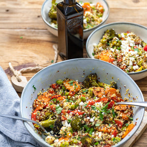 Roasted Veggies Quinoa Bowl