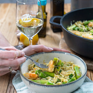 Shrimp & Asparagus Orzo