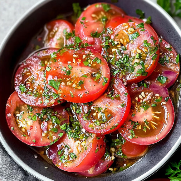 Zesty Marinated Tomatoes