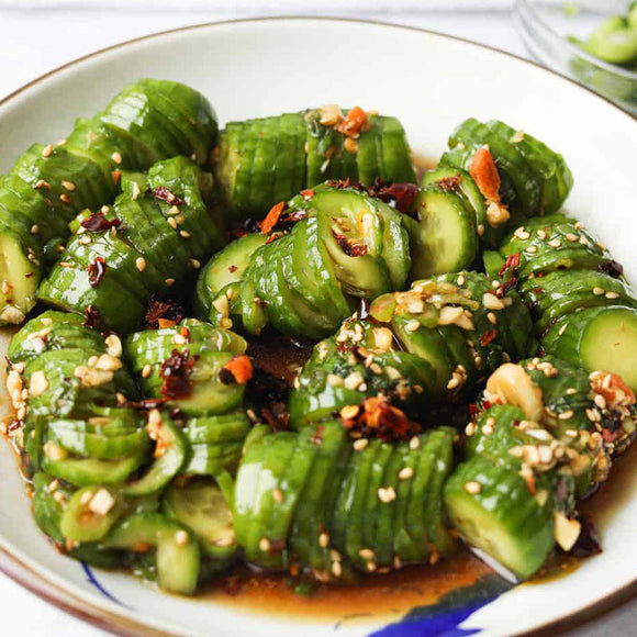 Easy Spicy Asian Cucumber Salad