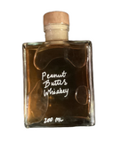 Peanut butter whiskey bottle, flavored whiskey spirit with peanut butter taste