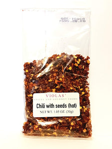 Chili with seeds (hot)
