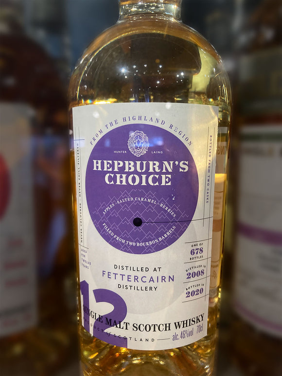 Hepburn's Choice - Fettercairn Single Malt Highland Scotch